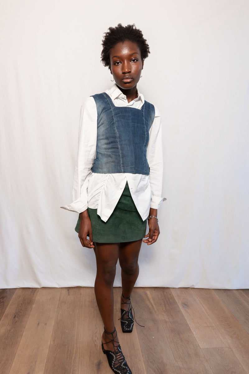 Allium Denim Top