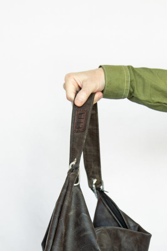 Dumpling Bag Brown Leather