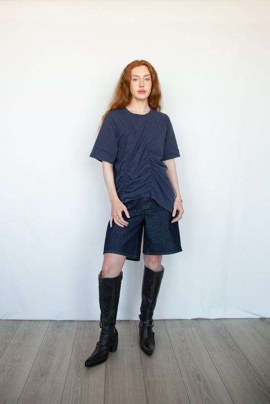Wave Tshirt Navy