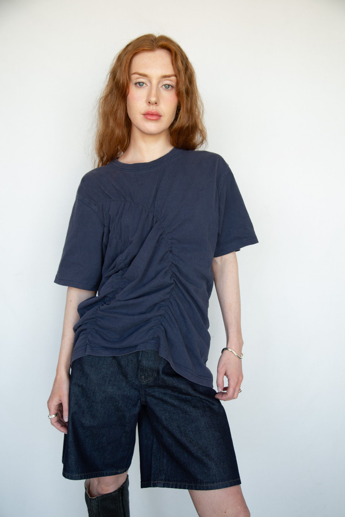 Wave Tshirt Navy