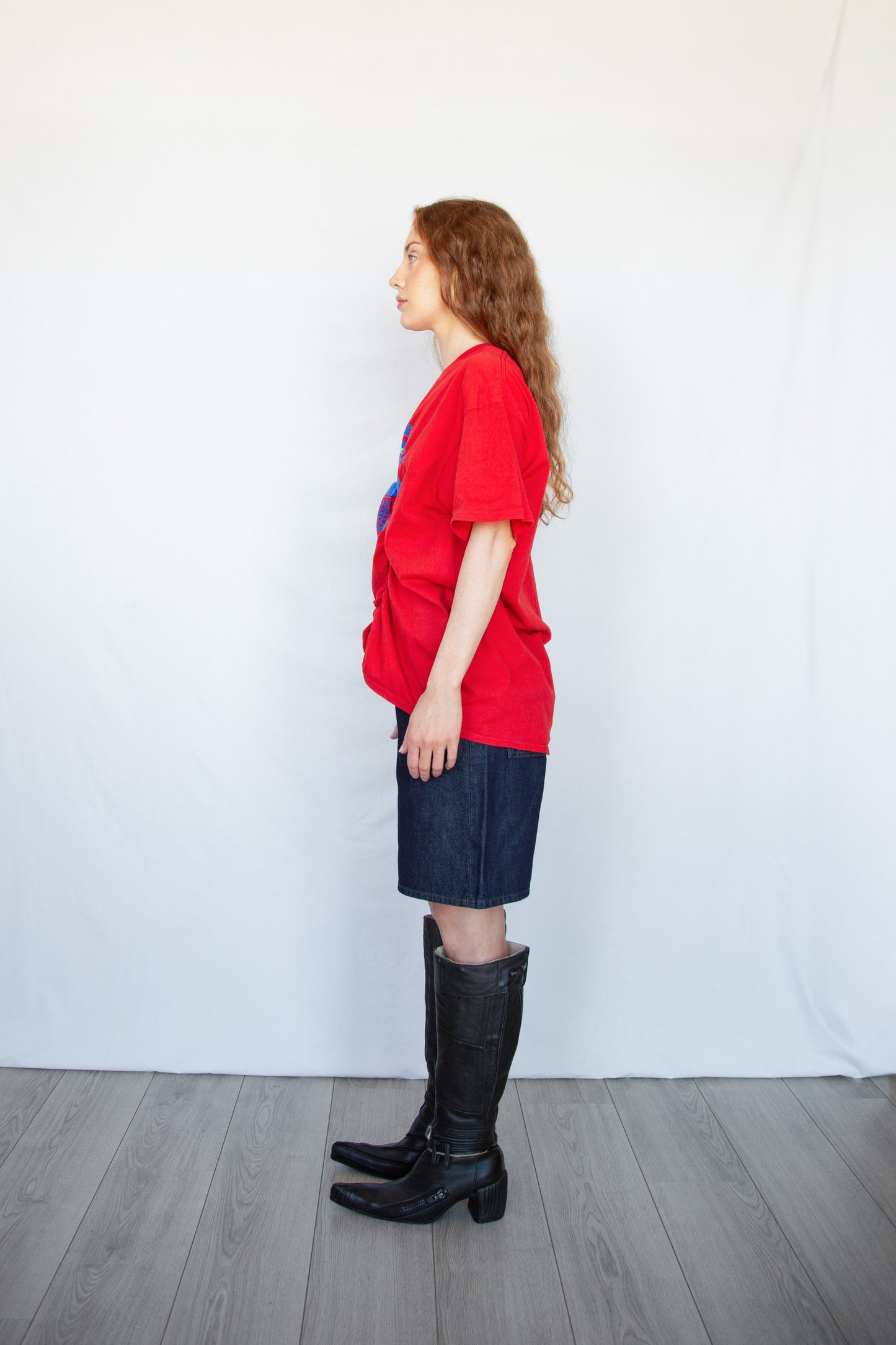 Graphic Wave Tshirt Red 1
