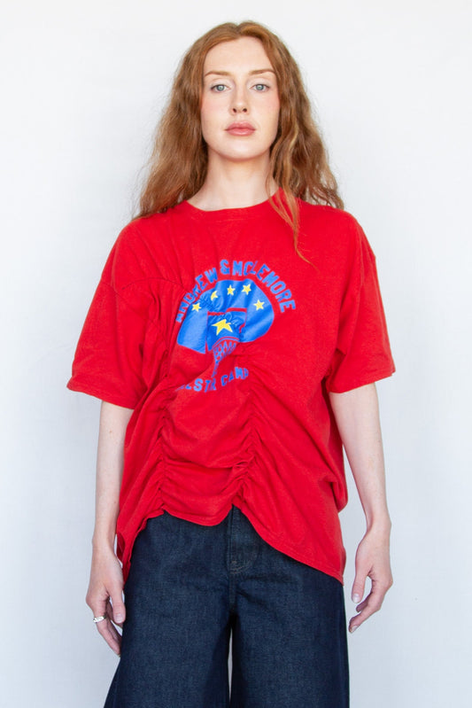 Graphic Wave Tshirt Red 1
