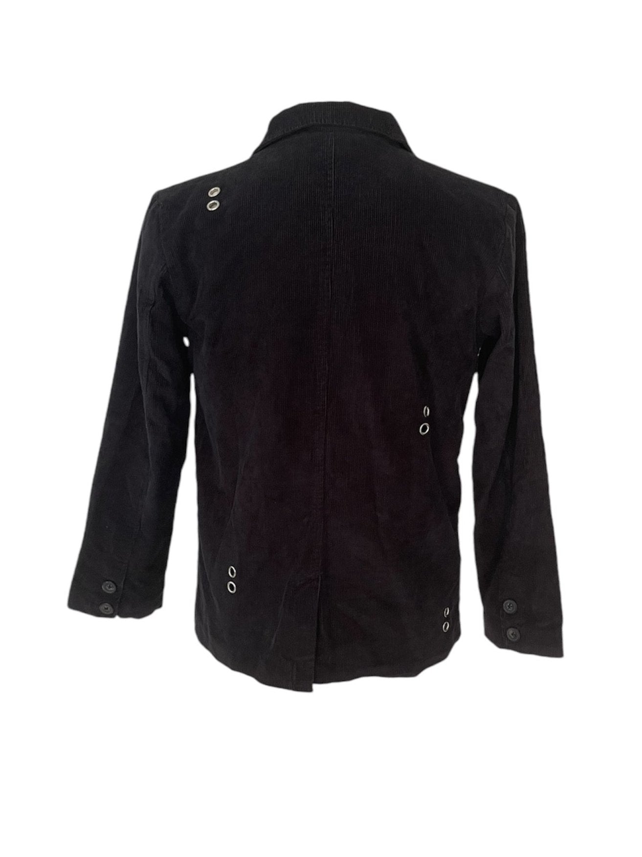 Rio Eyelet Cord Blazer Black