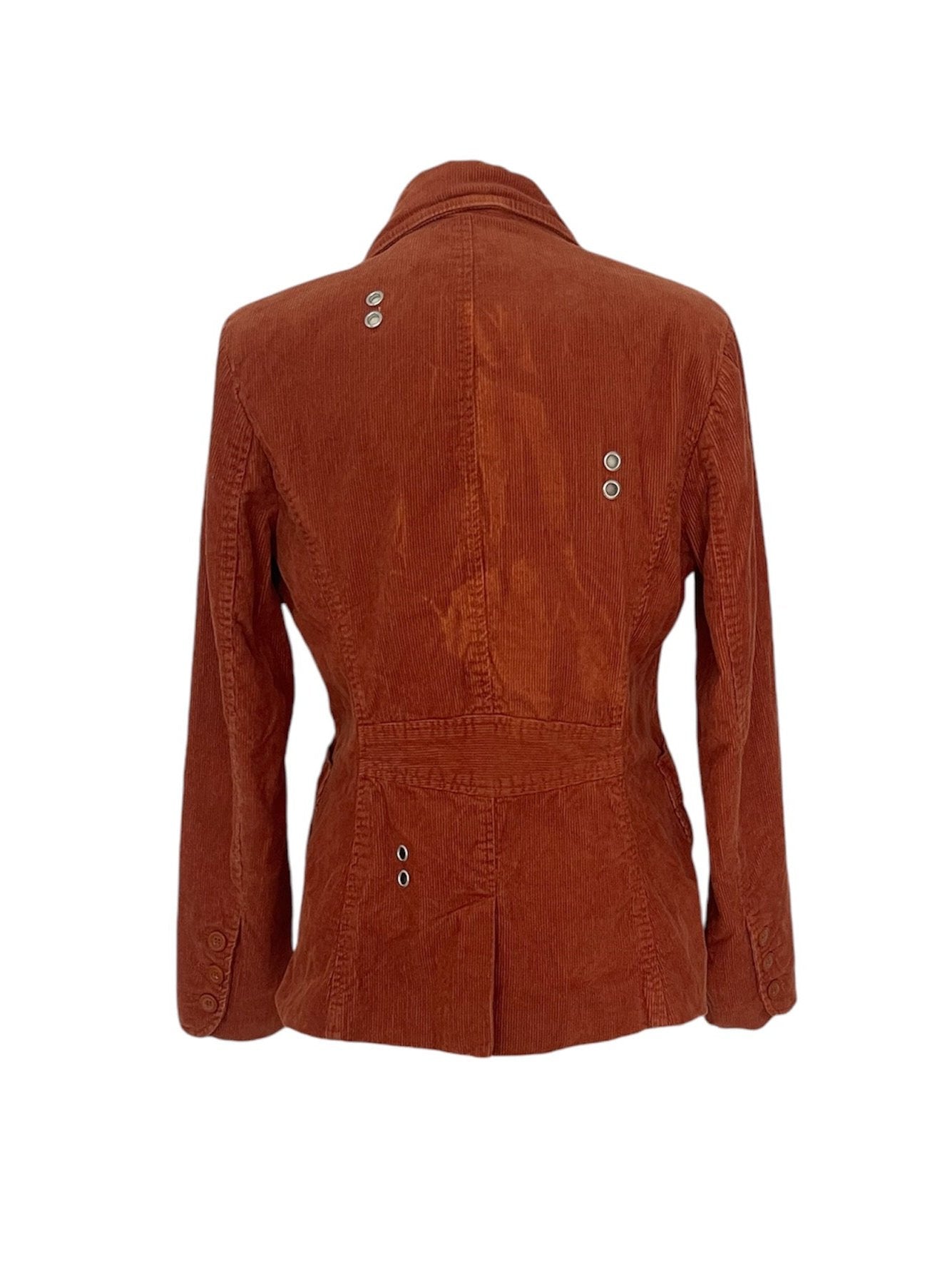 Rio Eyelet Cord Blazer Orange