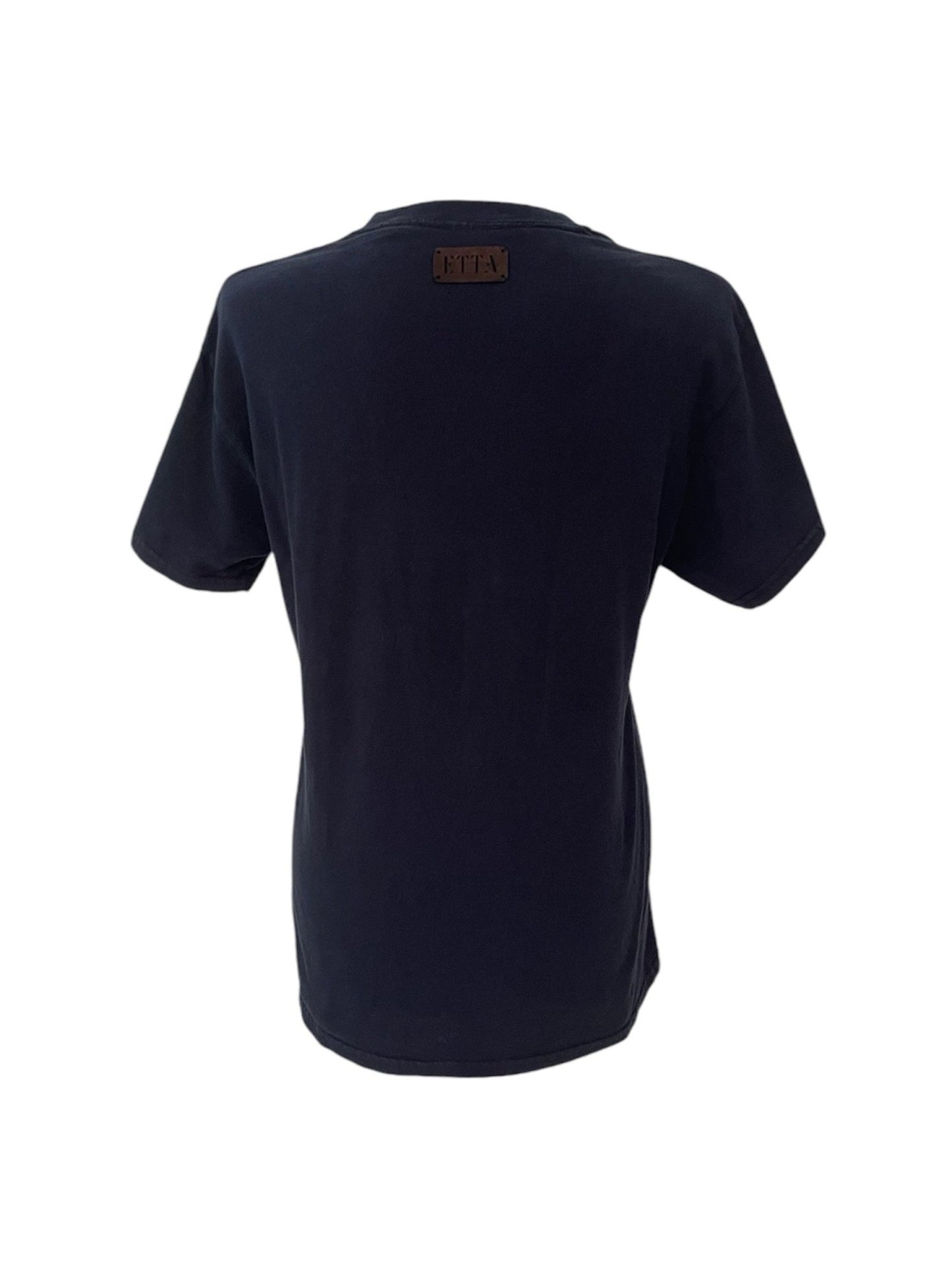 Bonnie Eyelet Tee Blue