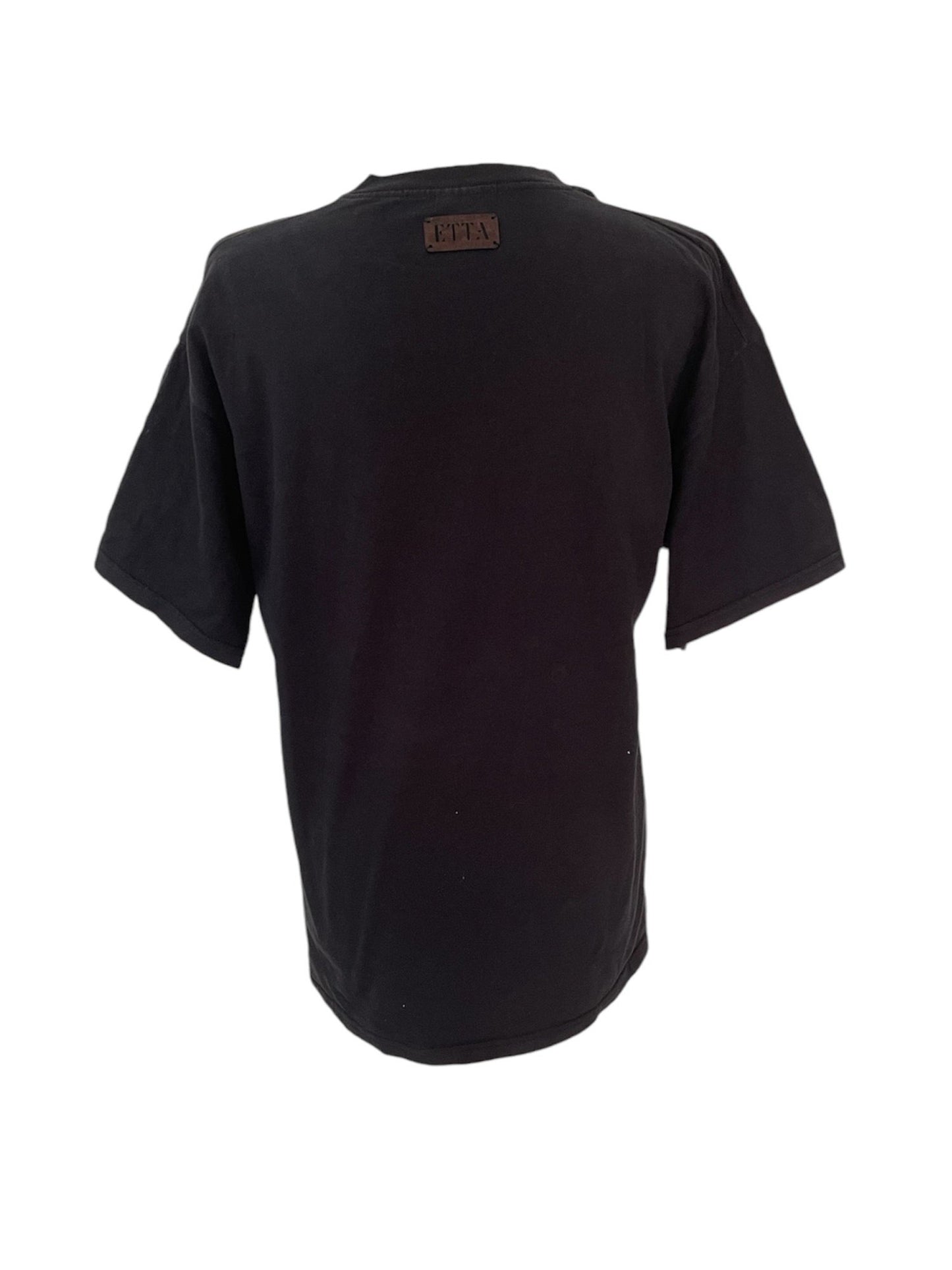 Bonnie Eyelet Tee Black