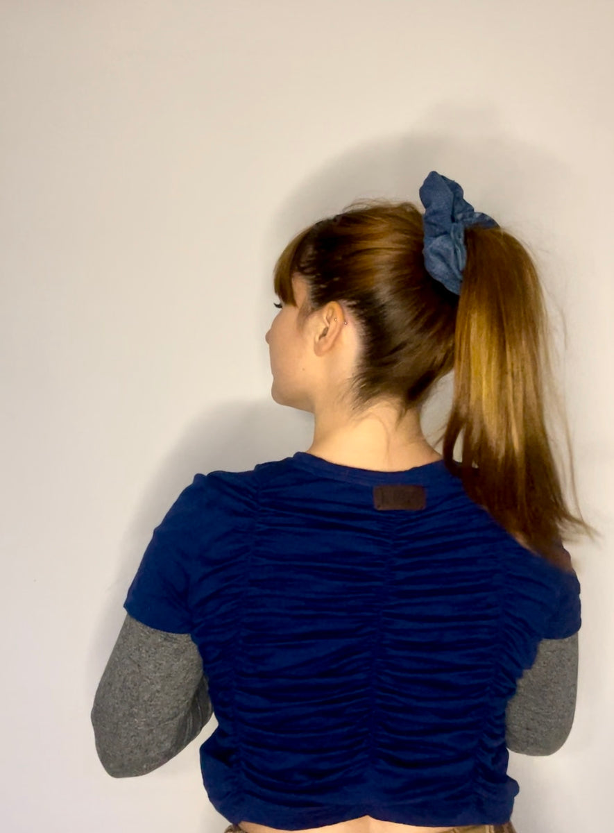 Lils Denim Scrunchie