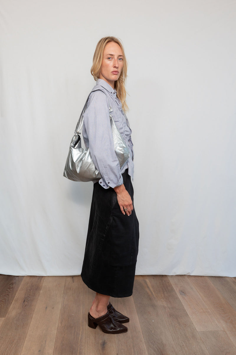 Dumpling Bag Silver