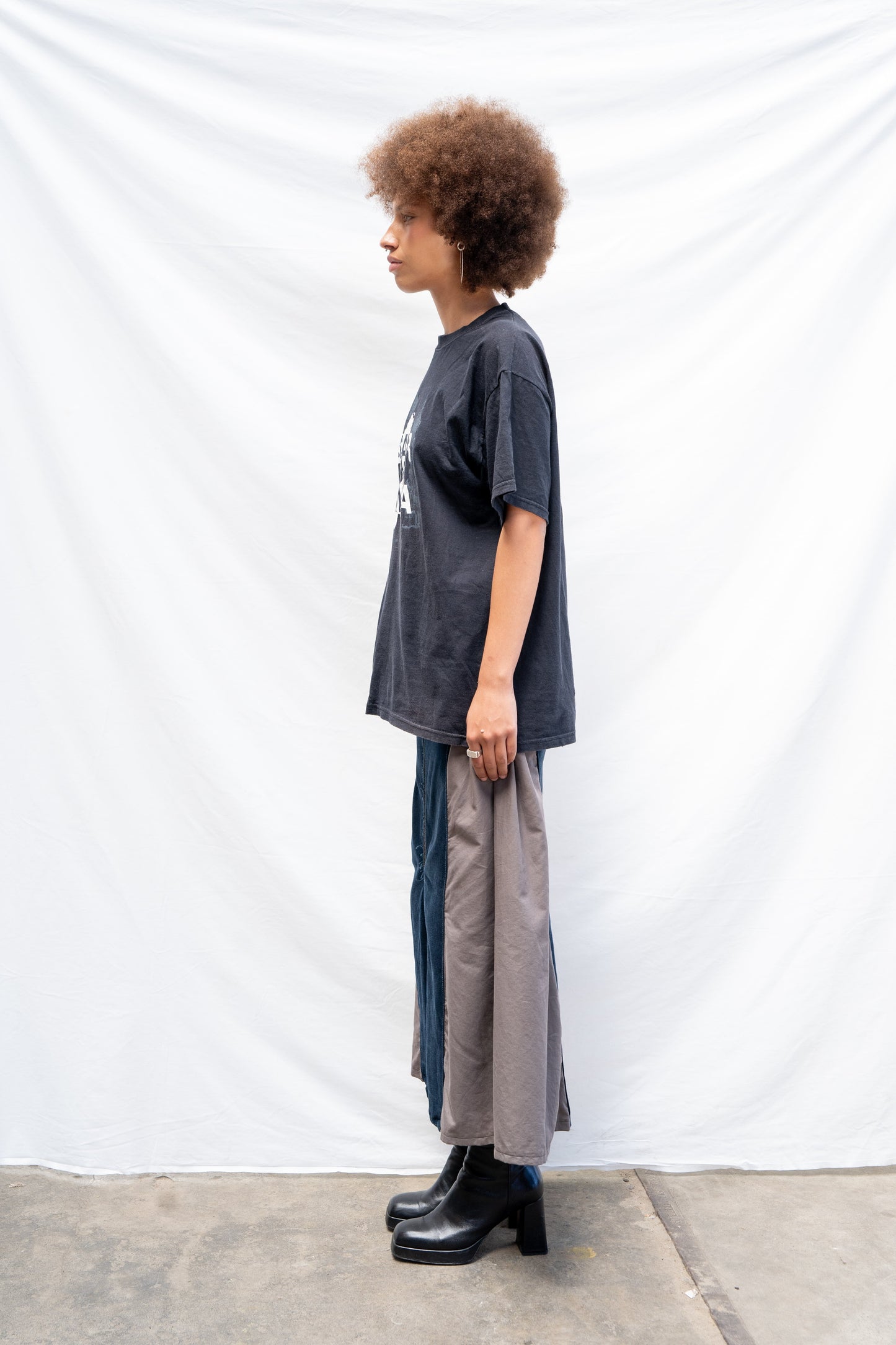 Bonnie Eyelet Tee Black