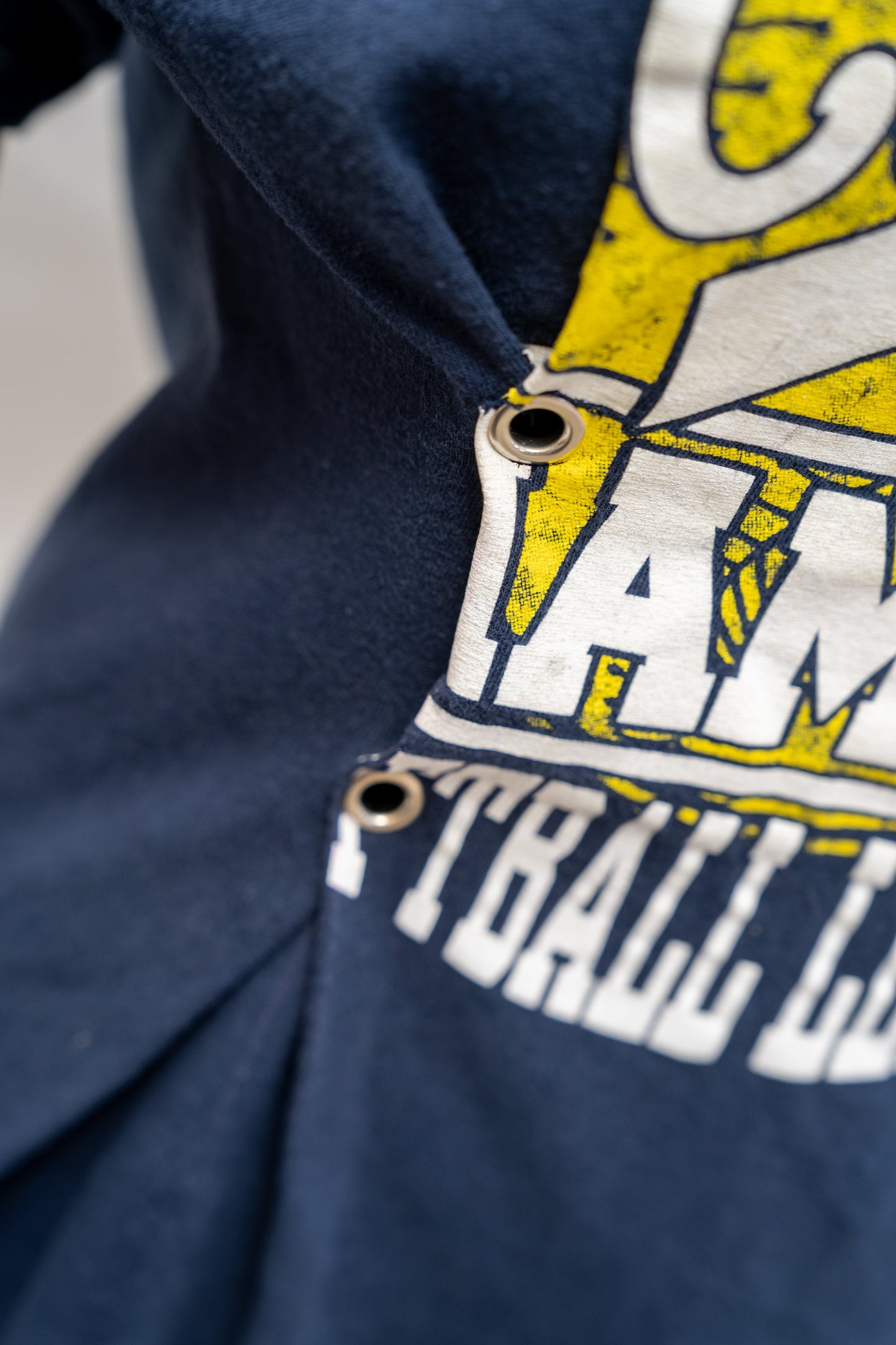 Bonnie Eyelet Tee Blue