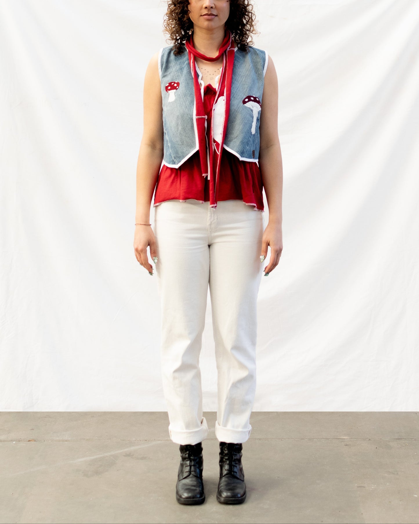 Mushroom Vest Blue