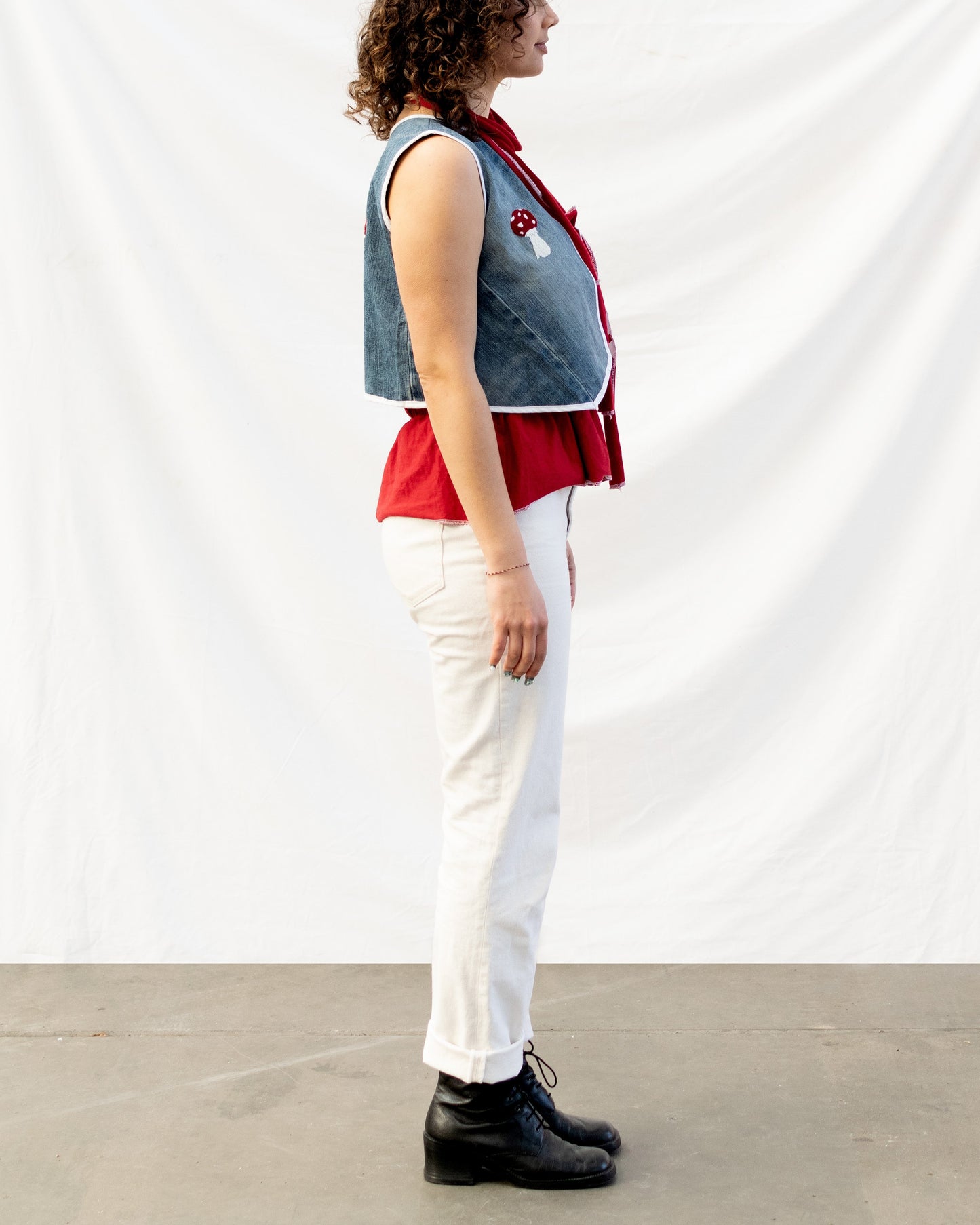 Mushroom Vest Blue