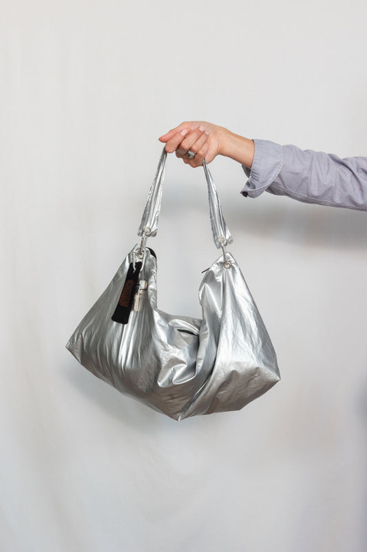 Dumpling Bag Silver