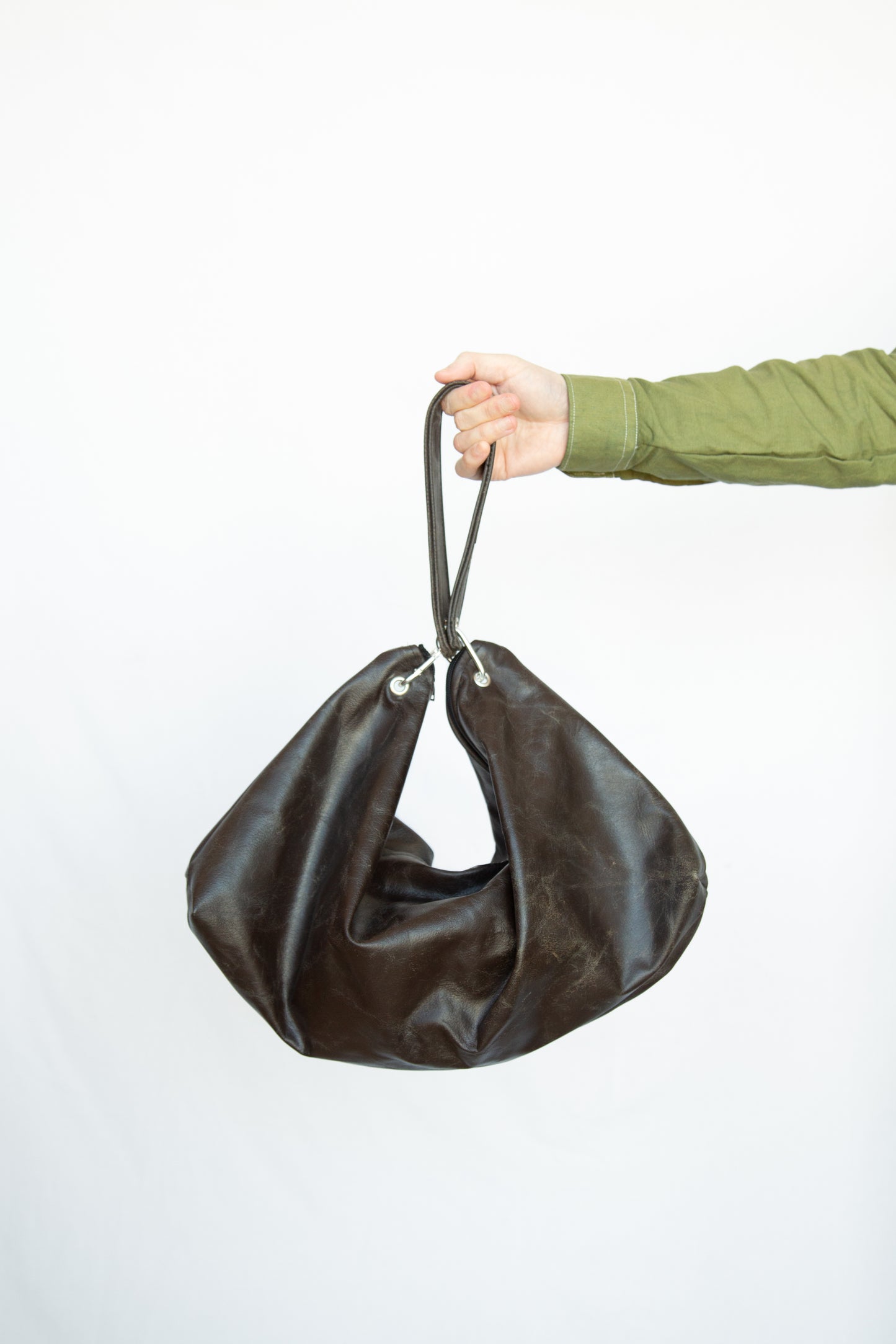 Dumpling Bag Brown Leather