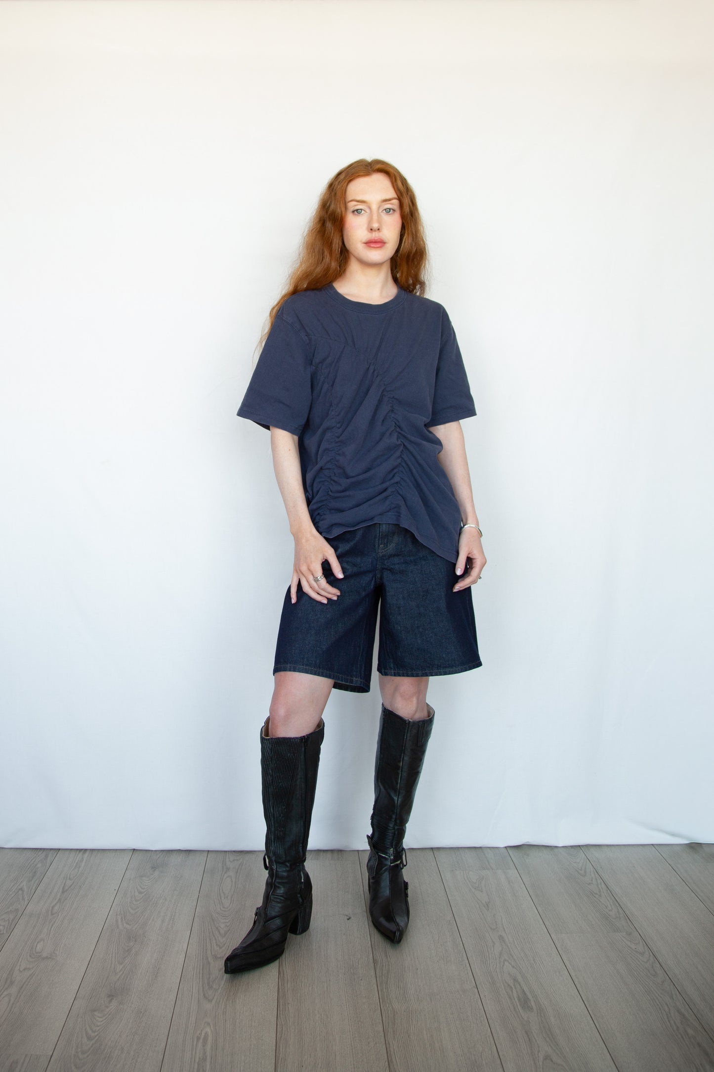 Wave Tshirt Navy