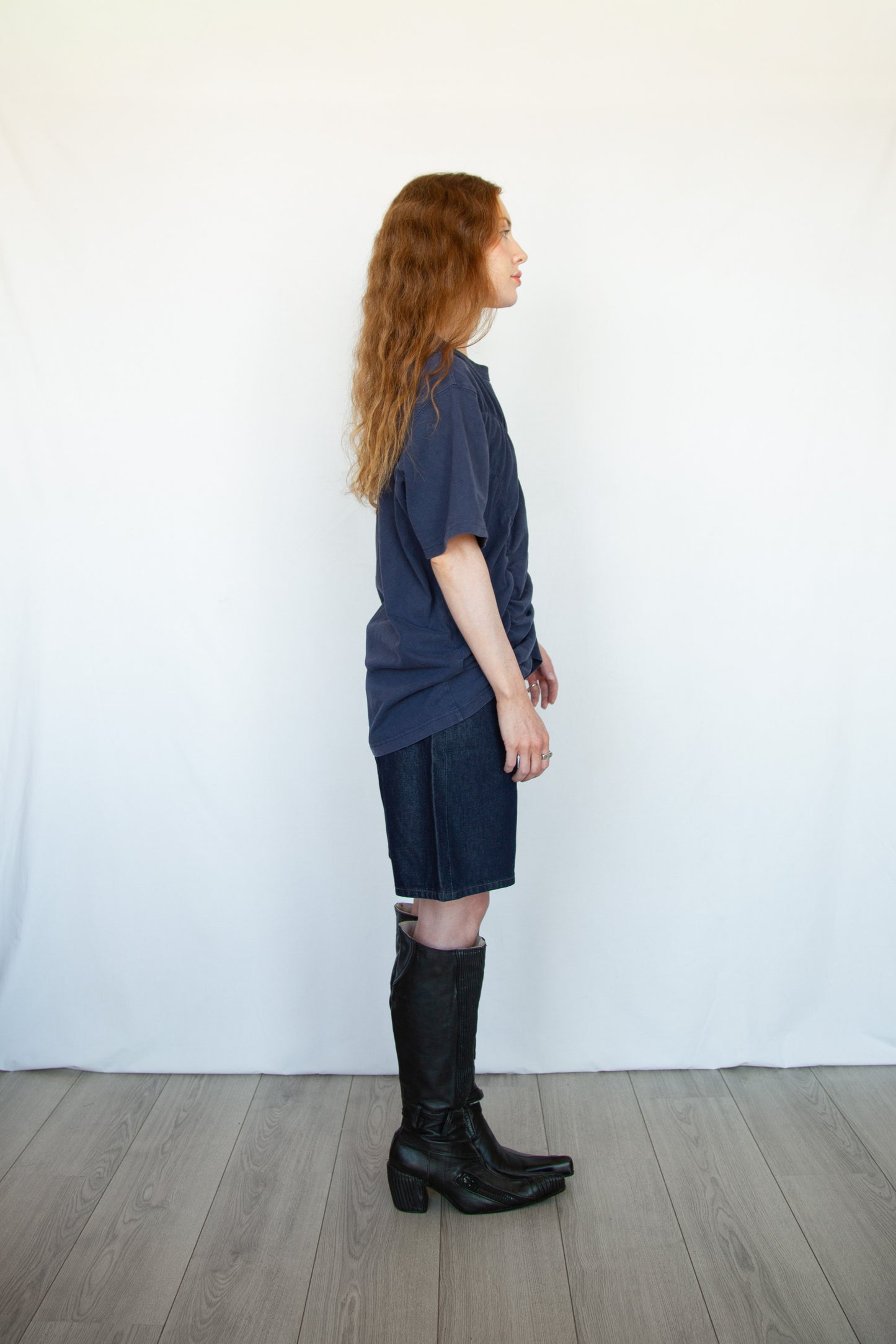 Wave Tshirt Navy