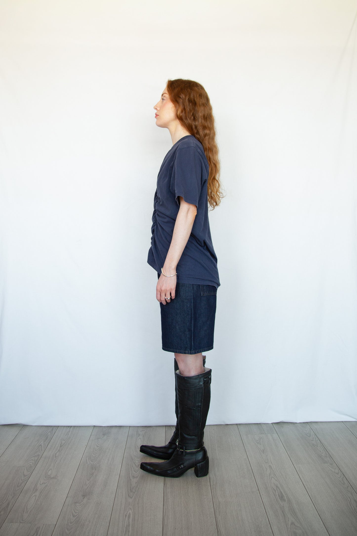 Wave Tshirt Navy