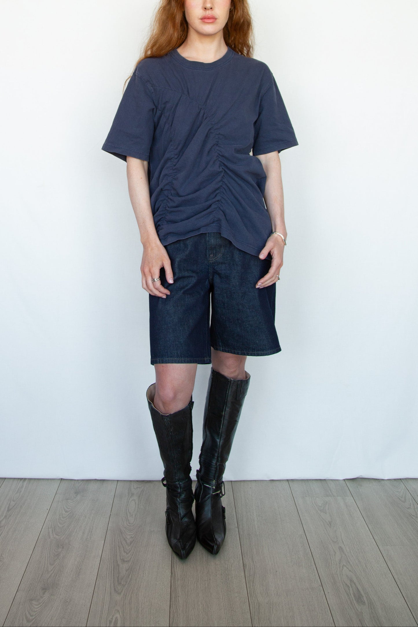 Wave Tshirt Navy