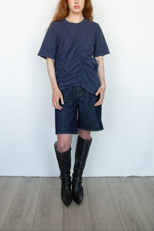 Wave Tshirt Navy