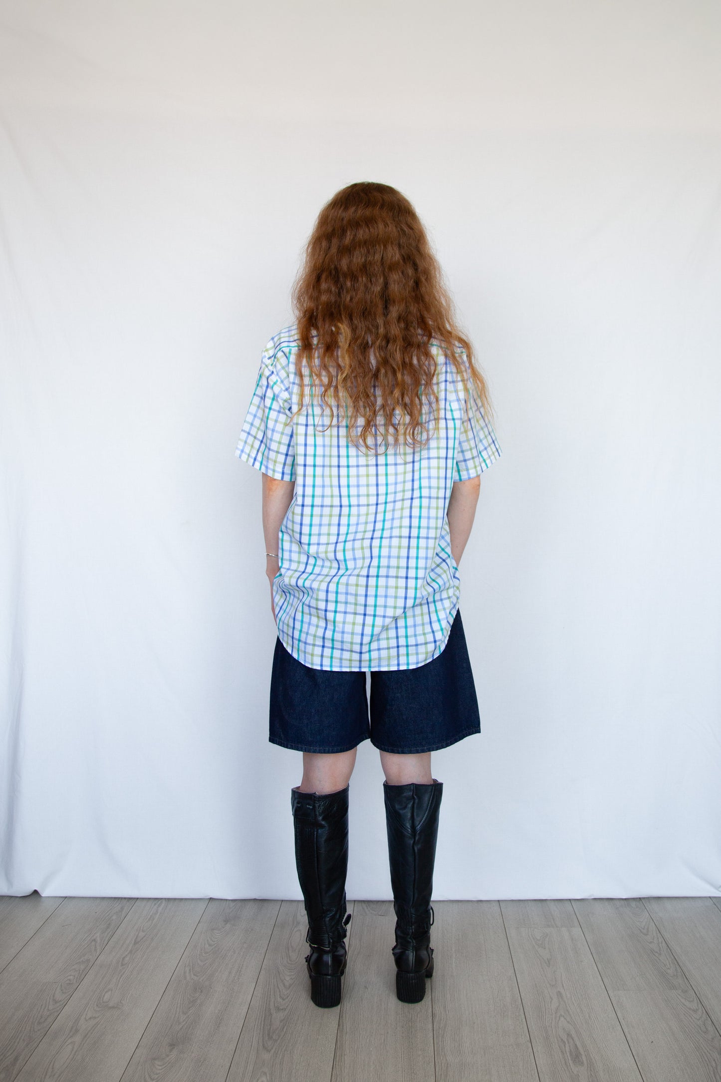 Wave Short sleeve Shirt Blue