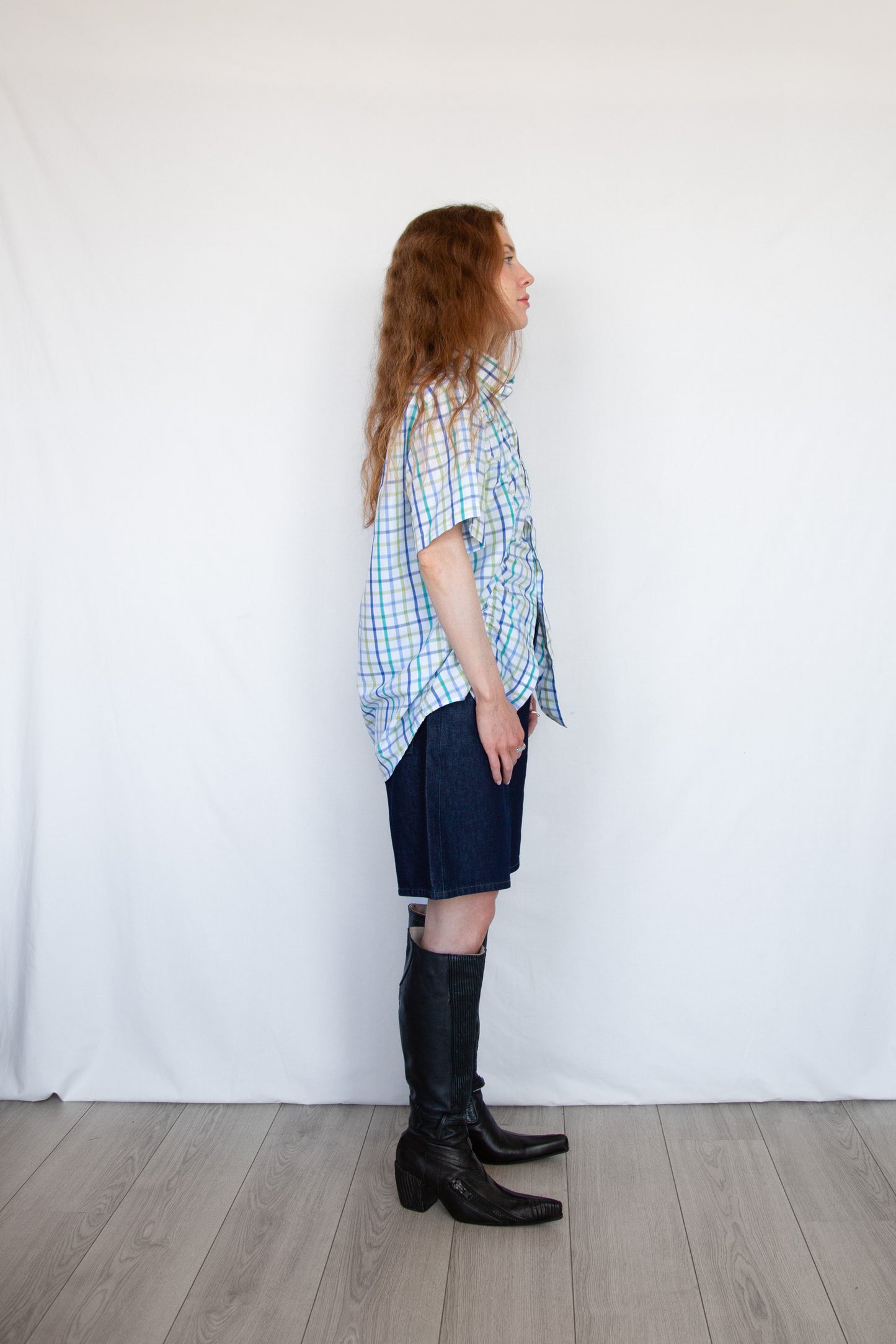 Wave Short sleeve Shirt Blue