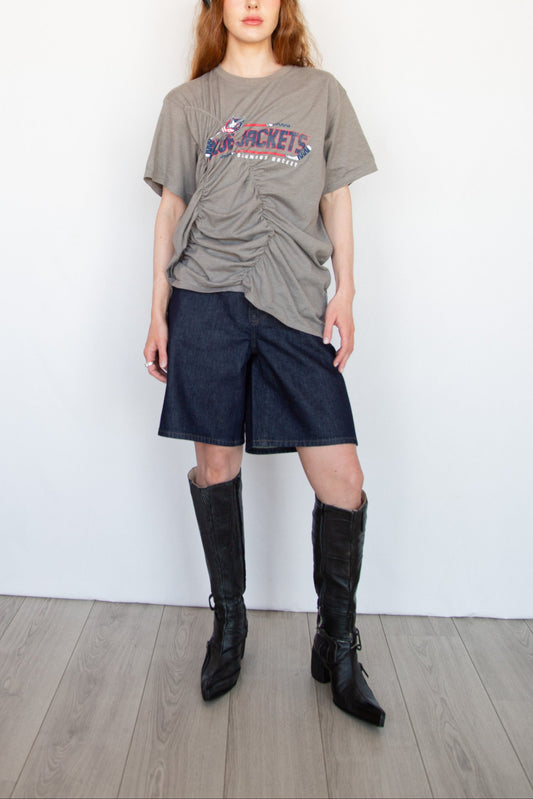 Graphic Wave Tshirt Grey