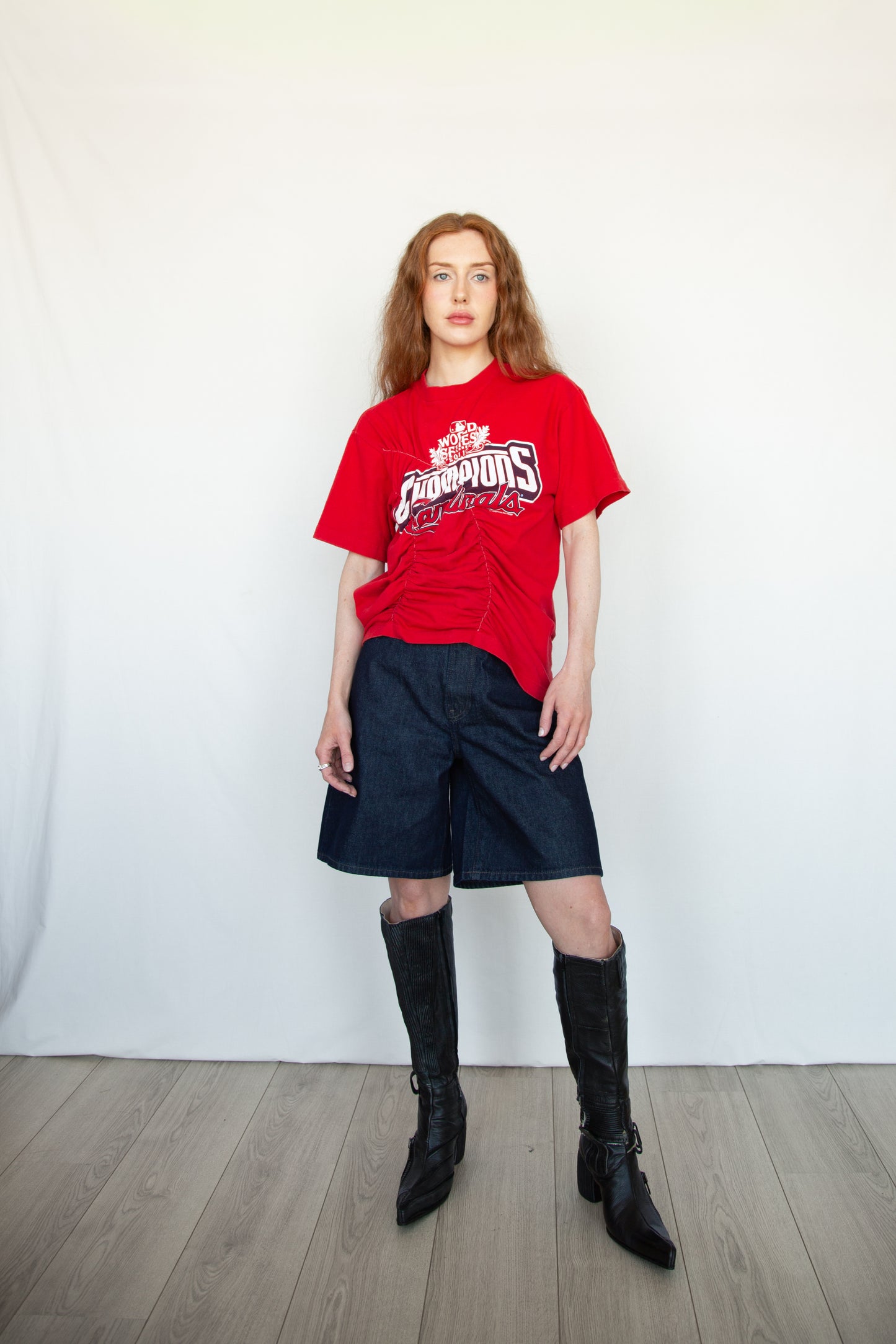 Graphic Wave Tshirt Red 2