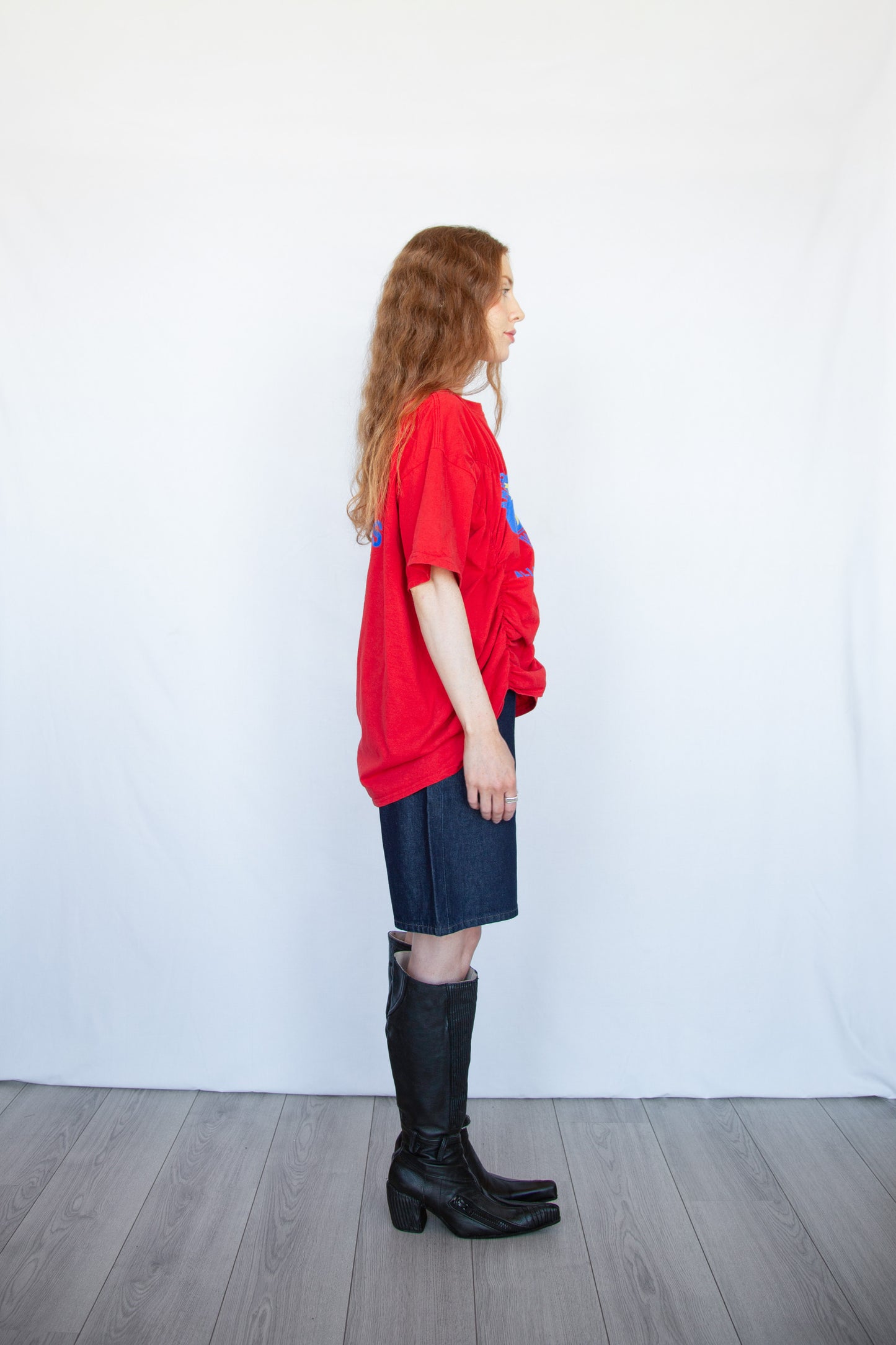 Graphic Wave Tshirt Red 1