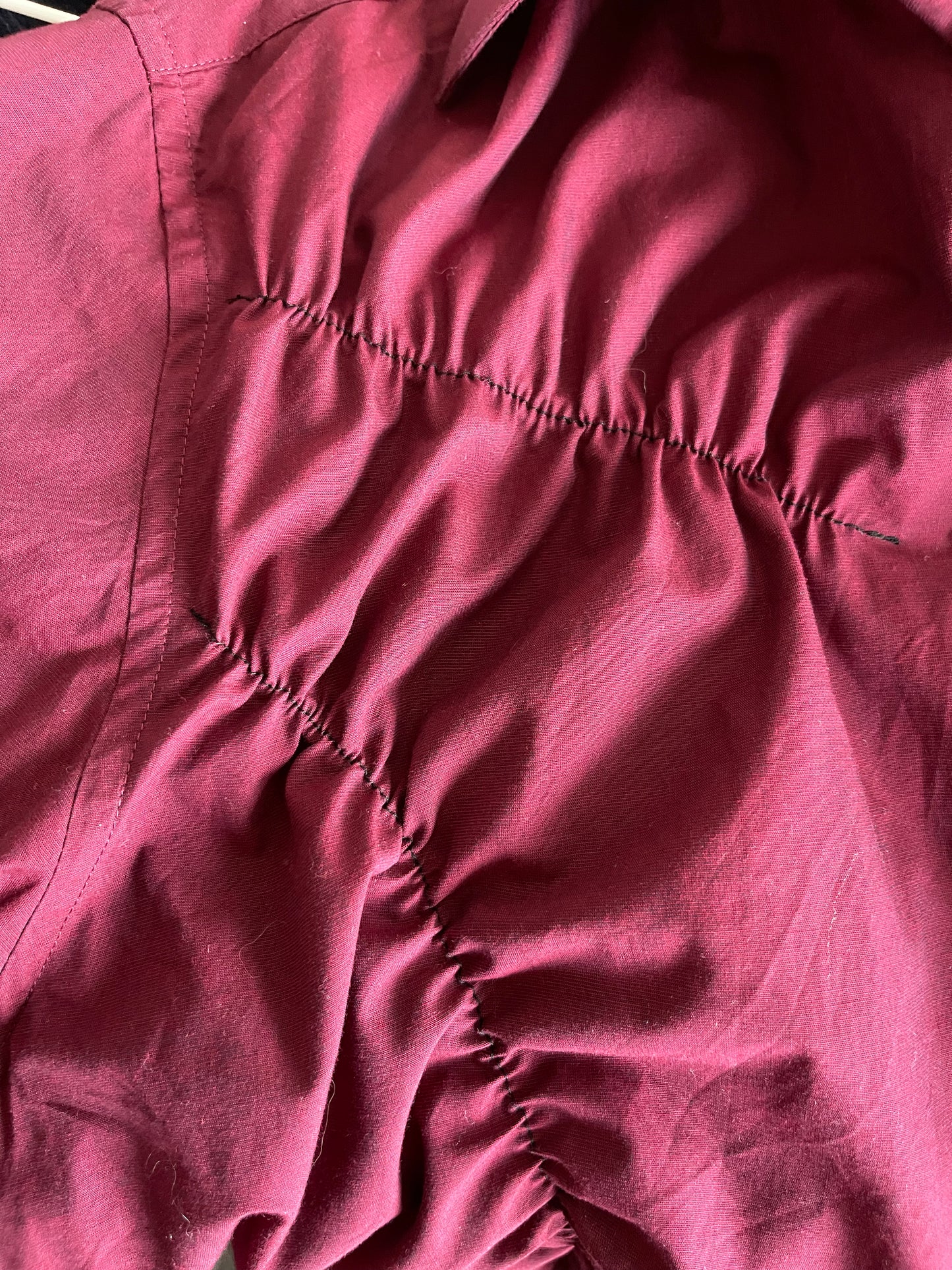 Carissa Wave Shirt Burgundy