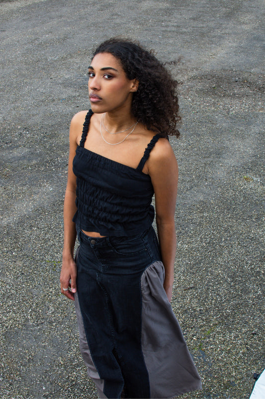 Malia Shirring Boobtube