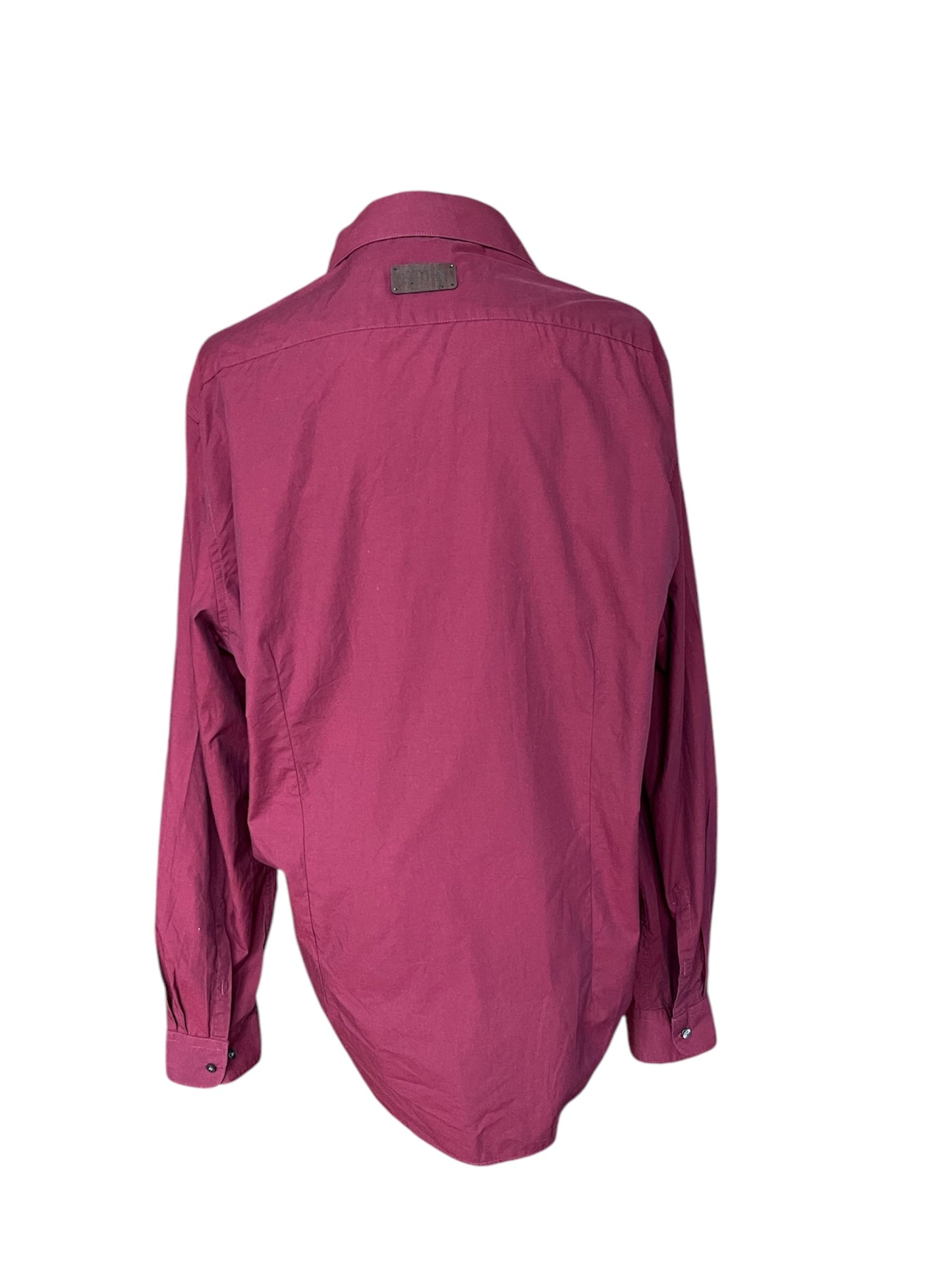 Carissa Wave Shirt Burgundy