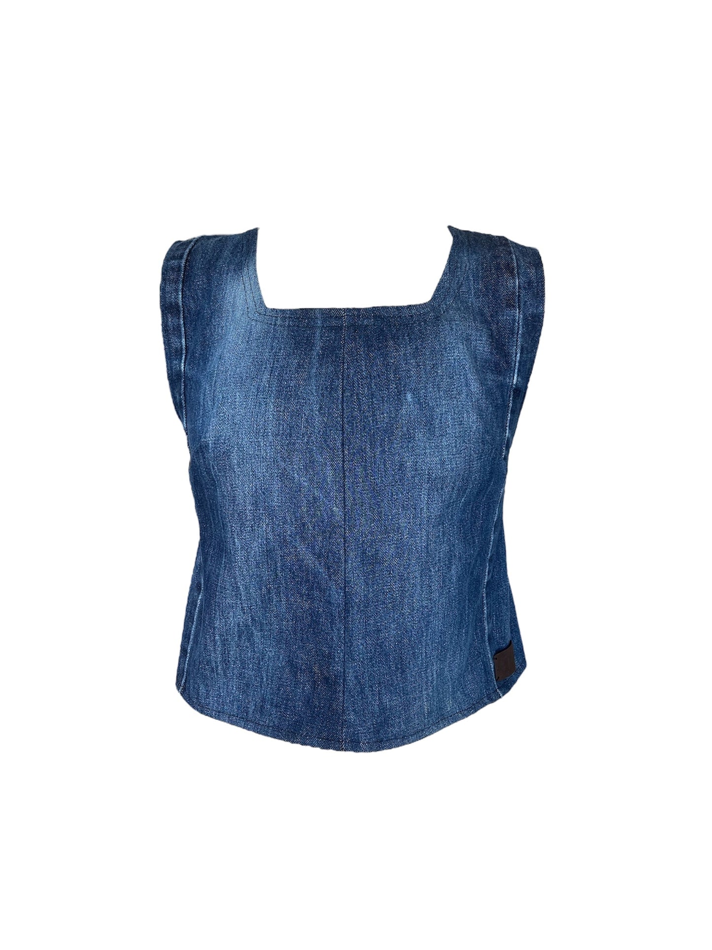 Allium Denim Top