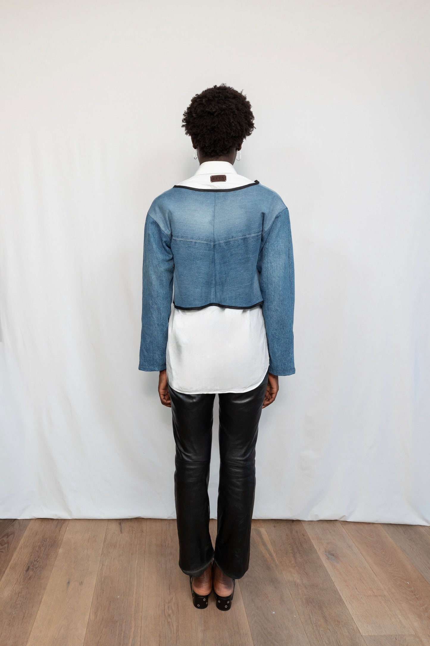 Pins Jacket Blue Denim