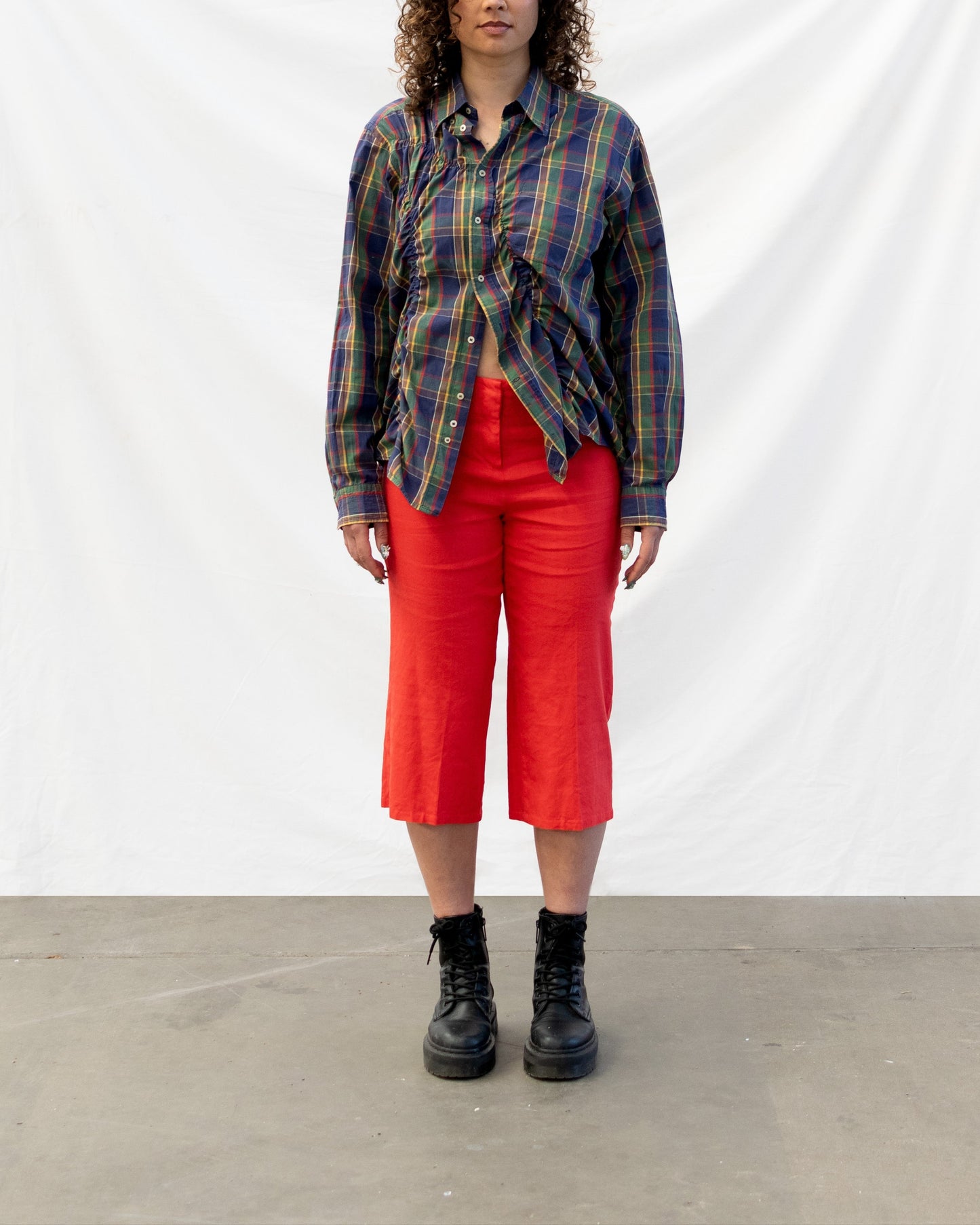 Brassica Checked Shirt C