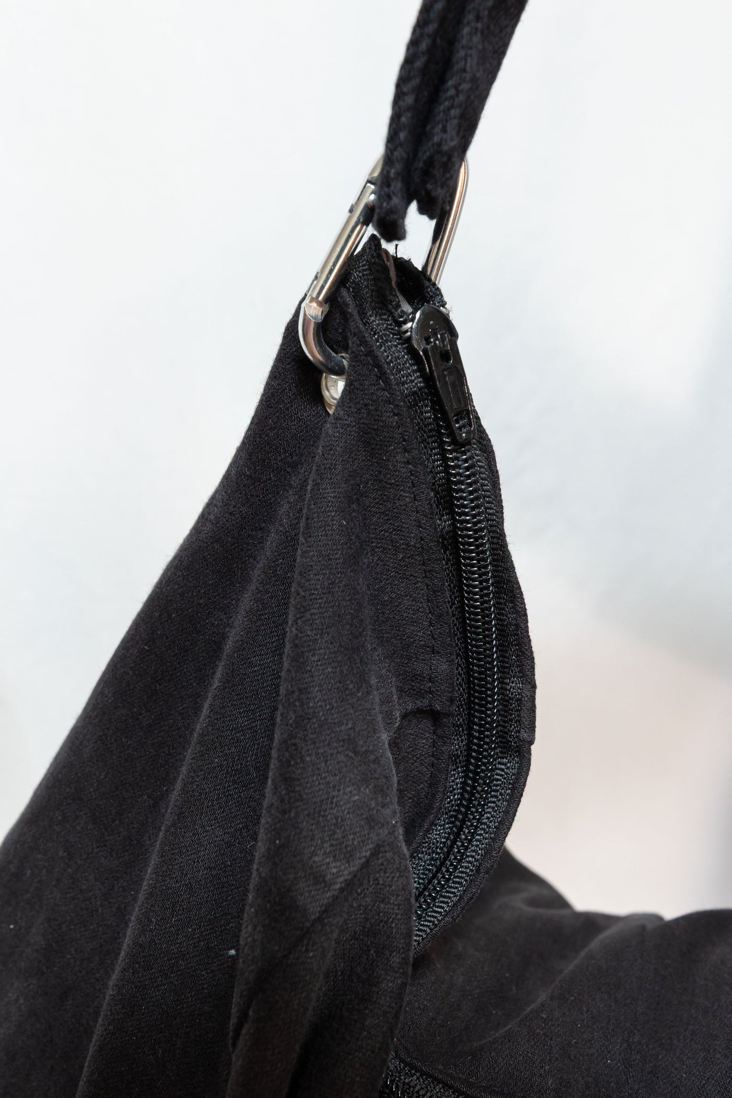 Dumpling Bag Black Denim
